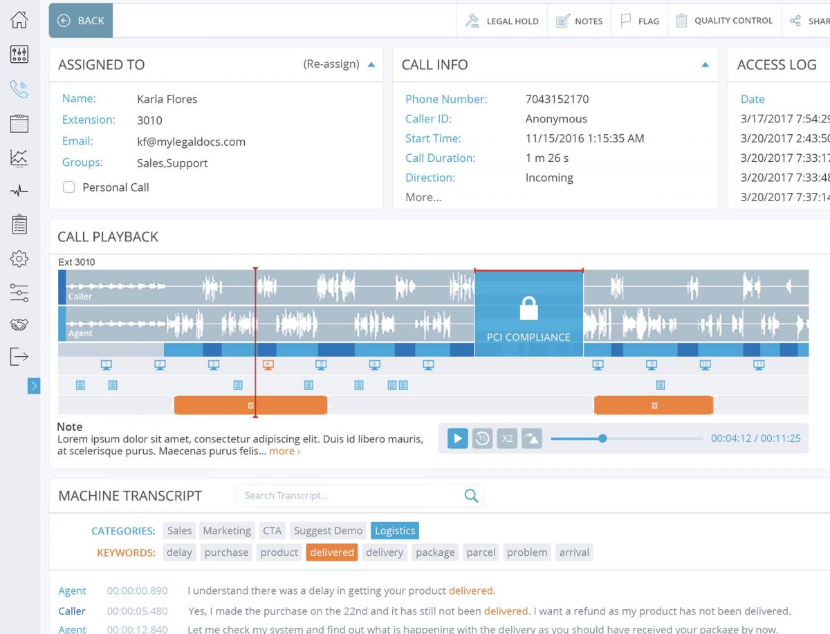 CALL ANALYTICS FOR Micrsoft Tteams